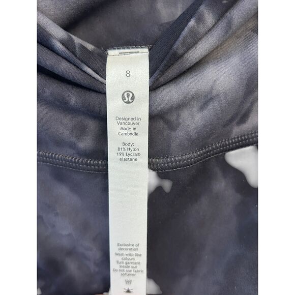 Lululemon Align HR Pant 28” Size 8 Diamond Dye Pitch Grey Graphite DDPG 04971 - Picture 6 of 7